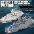 niceEshop Remote Control Battleship, Waterproof Educational Toys Challenger Aircraft Carrier - RC Boat Aircraft Ship - Boat Kids Toys for Boys Girls.