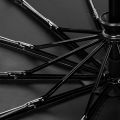 12 Ribs Automatic Umbrella Rain Wind Resistant Sun Umbrellas Black Coating Umbrella Parasol Portable UV Folding Umbrellas. 