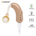 USB Rechargeable Hearing Aid BTE Hearing Aids Ear Hearing Amplifier Adjustable Tone Hearing Device for Elderly Sound Amplifier. 