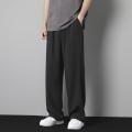 Ice Silk Pants Men's Summer Trousers Men's Trend Loose Straight Thin Casual Pants Sports Joggers Pants for Men pantalones hombre. 
