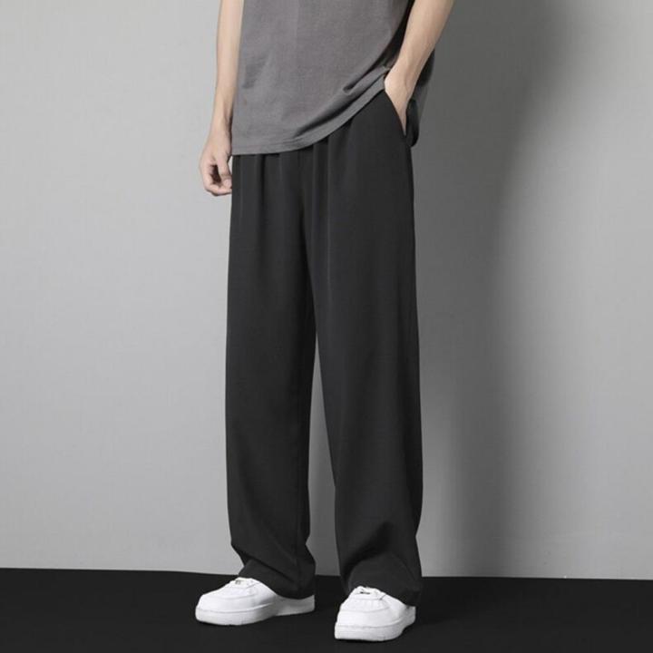Ice%20Silk%20Pants%20Men's%20Summer%20Trousers%20Men's%20Trend%20Loose%20Straight%20Thin%20Casual%20Pants%20Sports%20Joggers%20Pants%20for%20Men%20pantalones%20hombre%20-%20Image%204