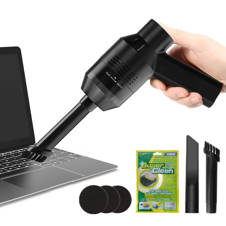 MECO Keyboard Vacuum Cleaner, with Cleaning Gel, Rechargeable Mini ...