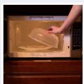 2 Pieces MICROWAVE FOOD COVER / Plate Cover Splatter Guard Non Stick Plastic Clear Dish Lid. 