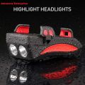 4 in 1 Bicycle USB Rechargeable Led Bicycle Light with Horn and Mobile Holder With PowerBank.
