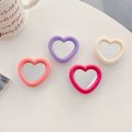 Korea Ins Cute Love Heart Mirror Lazy Griptok Bracket For iPhone 14 Plus Accessories Grip Tok Silicone Phone Holder Ring Stand. 