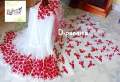 New Designer Hand Print Half Silk Saree for women.