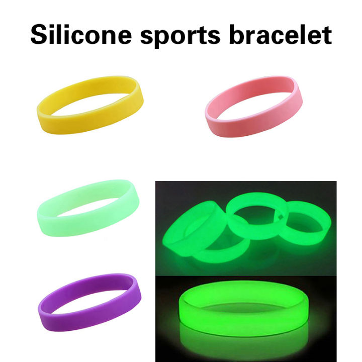 Silicone Bracelet Candy-Colored Bracelet Sport Wristband Rubber Silicone Bracelet Rubber Wrist Strap Jewelry Sunlight Mall