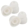 Replacement Double Flange Ear Tips Earbuds Silicone Pads For In Ear Headphones. 