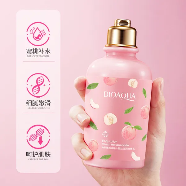 BIOAQUA%20Moisturizing%20Peach%20Hexapeptides%20Body%20Lotion-%20250g%20-%20Image%203