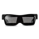 Magic LED Shining Smart Glasses APP Programmable Wireless BLE Light up glasses for Party. 