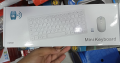 KM901 Keyboard Mouse Combo 2.4G Wireless 78 Key Mini Keyboard and Mouse - White. 