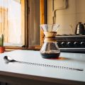 Mixing Spoon Stainless Steel Set of 2 Professional Cocktail Bar Tool (12 Inches) Japanese Style Teardrop End Design. 