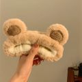 In 2023 The New Sweet and Cute Bear Plush Face Wash Hair Band Female Cartoon Facial Mask Special Headband Four Seasons Gifts.