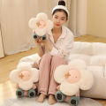 Creative Sunflower Head Baby Human Body Plush Toy Stuffed Kawaii Flower Pillow Cute Room Decor Doll for Kids Girls Birthday Gift. 