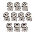 [ALMENCLA2] 10 Set Sew on Magnetic Snap Clasps Fastener DIY Purse Handbag Leather Craft. 