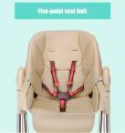 New Multi Functional Babies and Toddlers Folding Portable Dining High Chair For Feeding with Wheels/3-in-1 Portable Highchair,Baby High Chair, Baby Feeding Chair with Tray，baby Height Adjustable High Chair(BS-9001C). 