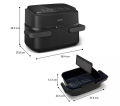 Philips NA150/09 Series-1000 Dual Basket Air Fryer | 7.1 Liter.