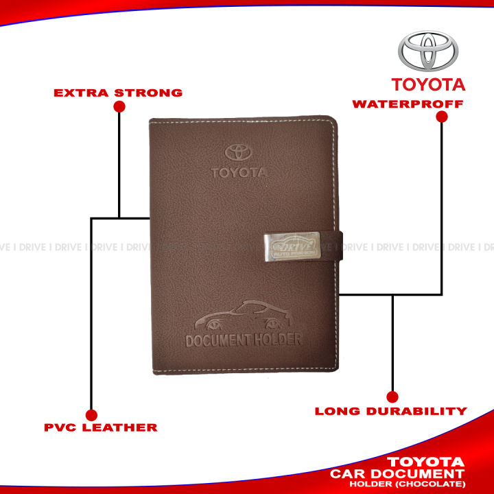 TOYOTA%20Car%20Vehicle%20Documents%20Holder-CHOCOLATE%20-CAR%20DOCUMENTS%20HOLDER,CAR%20PAPER%20BAG,%20DOCUMENT%20COVER,%20CAR%20DOCUMENTS%20POUCH,%20Vehicle%20Document%20holder,%20-%20Image%204
