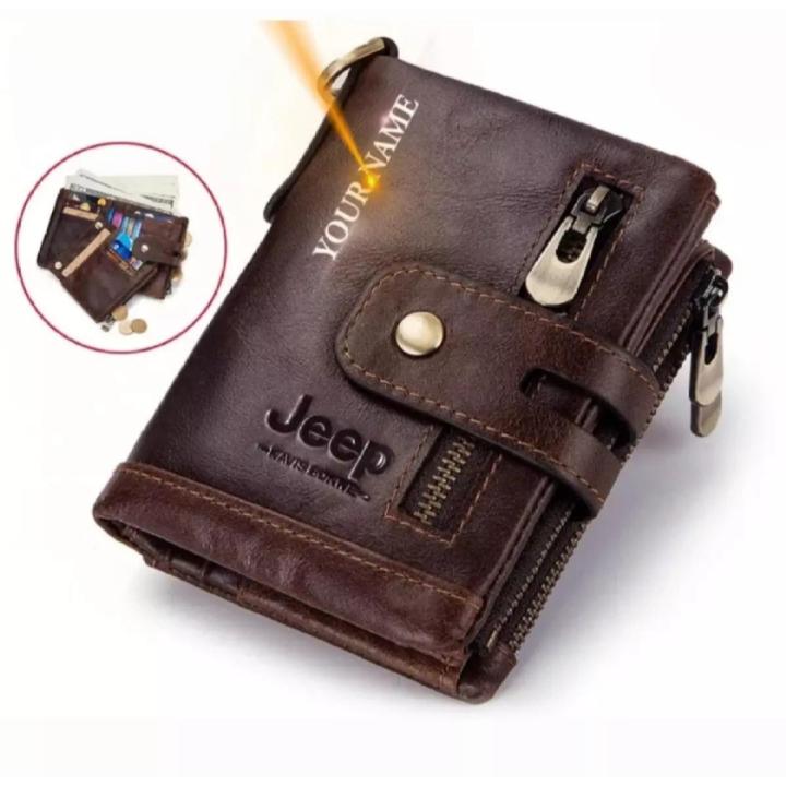 Jeep High quality Long Lusting Zipper Wallet For Men