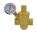 With Gauge Meter DN15 Water Pressure Regulator 3/4” Npt Adjustable Brass Pressure Reducer 1/2” Thread Water Pressure Reducing Valve Hydraulic Instability, Water Flow Too Fast, Water Purifier, Solar Energy, Gas Heater, Faucet, Etc. 