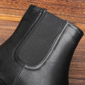 Size 40~46 Men Heightened Shoes Fashion Men high-heeled Boots Leather Chelsea Ankle Boots #G18 BunnyGarden. 