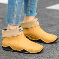 2024 cross-border new men's rain boots short tube outdoor motorcycle tide waterproof shoes thick-soled rubber shoes women. 
