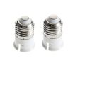 2 Ps E27 to B22 Socket Portable Light Bulb Base Professional Lamp Holder Converter.