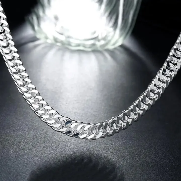 Hot%20fine%20Width%206MM%20chain%20925%20Sterling%20Silver%20Necklaces%20for%20Women%20Men%20Charm%20fashion%20Jewelry%20wedding%20Party%20Holiday%20gift%2050-60cm%20-%20Image%203