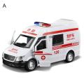 【GlobalGlamour】Children Ambulance imulation Car Model Educational Toy Gift.