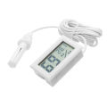 Digital LCD Display With Temperature Humidity Meter Gauge Thermometer Hygrometer Temperature Sensor Outdoor 1.5M Length Cable. 