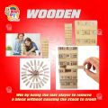 Wooden Jenga Block Games for Kids  54 Pieces. 
