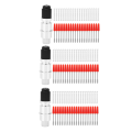 3X Graphtec CB09 CB09U Silhouette Cameo Holder with 20Pcs 60 Degree Blades Vinyl Cutter Plotter Red. 