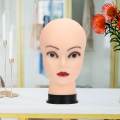 Bald Mannequin Head Freestanding Display Practice Display Head Model for Display Hat. 
