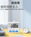 Kitchen Clock English 24-Hour Electronic Timer Digital Reminder Alarm Clocks: Keep Track Of Time While Cooking With This English 24-Hour Electronic Timer Clock With Battery.