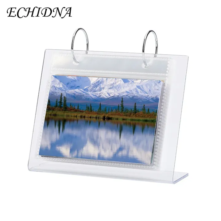 Photo%20Display%20Stand%20Compact%20Acrylic%20Flip-up%20Mini%20Photo%20Album%20Showcase%20Memories%20with%2034/68%20Pockets%20Perfect%20Tabletop%20Picture%20Display%20Stand%20Double-sided%20Photo%20Display%20Stand%20-%20Image%203