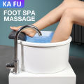 Foot Bath Basin Foot Spa Pedicure Machine For Beauty Salon Acrylic Massage Surfing Lights Water Foot Therapy Basin Pedicur Bowl.