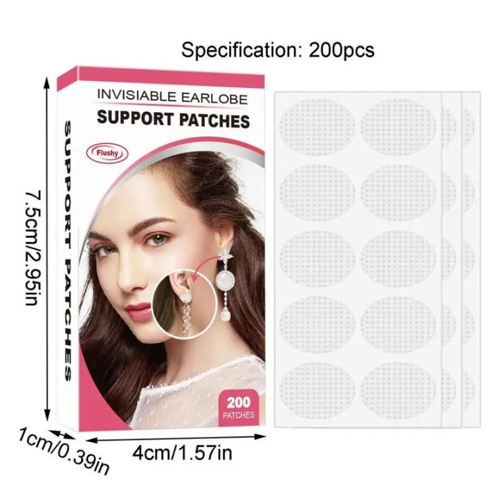 Earlobes%20Support%20Patch%20Invisible%20Patches%20Waterproof%20Earlobes%20Support%20Earring%20Ear%20Support%20100Pcs/200Pcs%20Heavy%20Earrings%20Support%20-%20Image%205