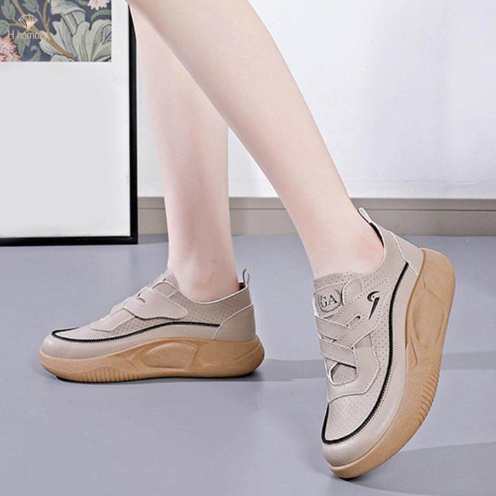 Women's%20Shoes%20Non%20Slip%20Trendy%20Rubber%20Sole%20Female%20Comfortable%20Versatile%20Trainers%20Shoes%20Women%20Sport%20Sneakers%20Girls%20Leisure%20Sneakers%20for%20Tennis%20,%20Khaki%2039%20-%20Image%204
