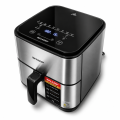 SHARP KF-AF70RT-S2 Air Fryer XL 7L, 1650W Family Size Air Fryer with 8 One-Touch Auto Menus & Rapid Air Circulation.