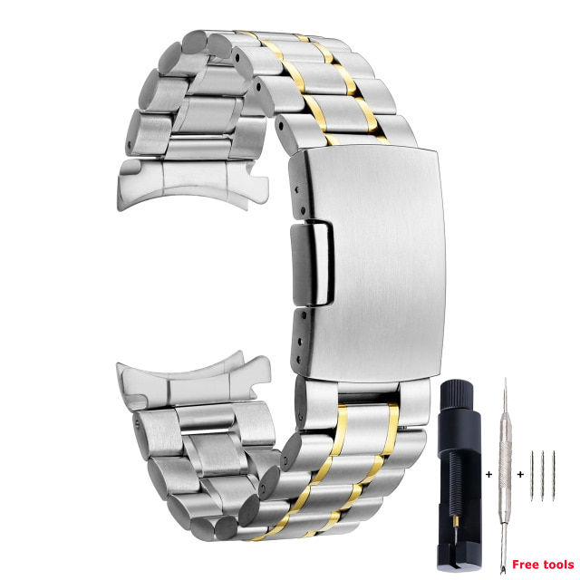 16mm%2018mm%2019mm%2020mm%2021mm%2022mm%2024mm%20Solid%20Curved%20End%20Stainless%20Steel%20Watch%20Band%20Strap%20For%20wristwatch%20folding%20clasp%20Watchband%20For%20Samsung%20Galaxy%20Watch%204%20Classic%20Active2%2042mm%2046%2040%2044MM%20-%20Image%202