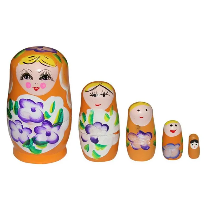 Russian%20Nesting%20Dolls%20Matryoshka%20Handmade%20Wood%20Matryoshka%20Dolls%20Wood%20Stacking%20Toy%20Toddler%20Doll%20For%20Kids%20Gift%20Halloween%20Wishing%20-%20Image%202