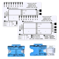 NCANRUI 2pc ECG 7 Step Ruler,ECG 7 Step Ruler for ECG/EKG Interpretation, ECG Reference Guide Ruler,EKG Calipers Measuring Tool.