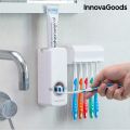 Automatic Toothpaste Dispenser and Brush Holder Set - Coffee Mug. 