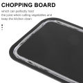 Plastic Chopping Block Vegetable Cutting Board With Hang Hole Pink.