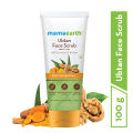 Mamaearth Ubtan Scrub For Face with Turmeric & Walnut for Tan Removal - 100g. 