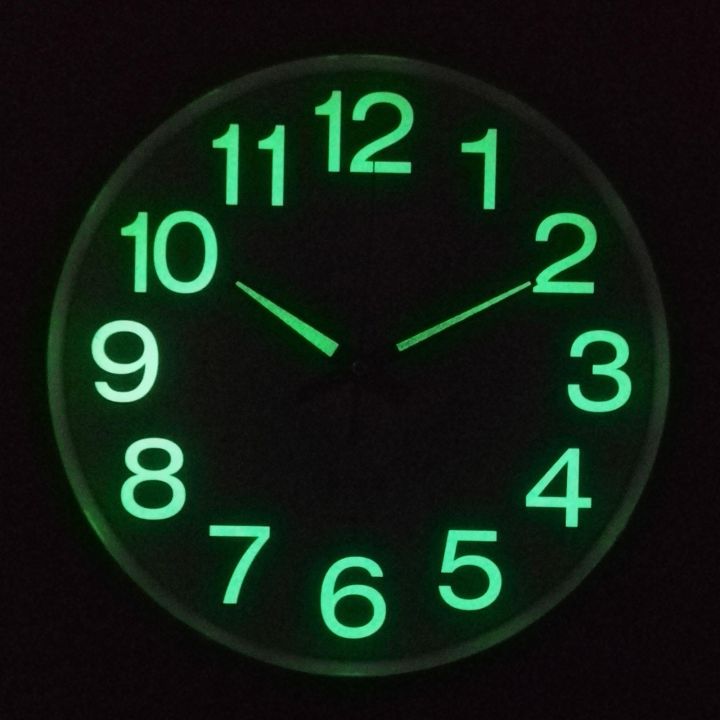 12''%20Modern%20Luminous%20Large%20Quartz%20Wall%20Clock%20Glow%20In%20The%20Dark%20Bedroom%20Office%20-%20Image%202