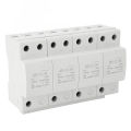 PV AC Surge Protector Stable Performance PC Shell Surge Protective Device Safe 35mm Rail Mounting 440VAC Built in Short Circuit Technolog for Hotel. 