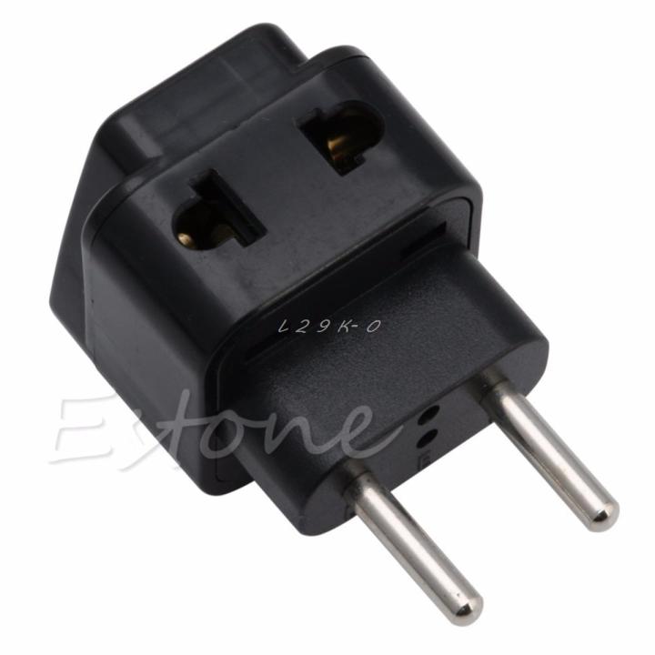 1 PC Universal UK/US/EU/AU to EU EUROPE Plug Travel Power Adapter Splitter converter