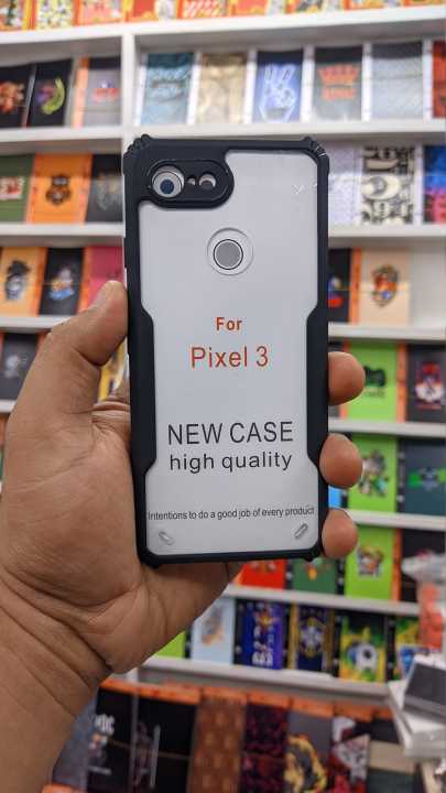 For%20Google%20Pixel%203%20Back%20Cover%20Shockproof%20Back%20Cover%20Case%20Luxury%20Transparent%20Clear%20Hard%20Back%20Case%20Cover%20-%20Image%202
