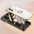 New Phone Case For VIVO Y17S Cover Soft 6D Electroplating Antioxidant Ring Bracket Attraction for VIVO Y17S Case.